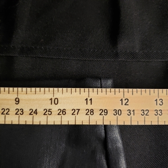 All Saints Faux Leather Pencil Skirt 00 - Picture 6 of 6